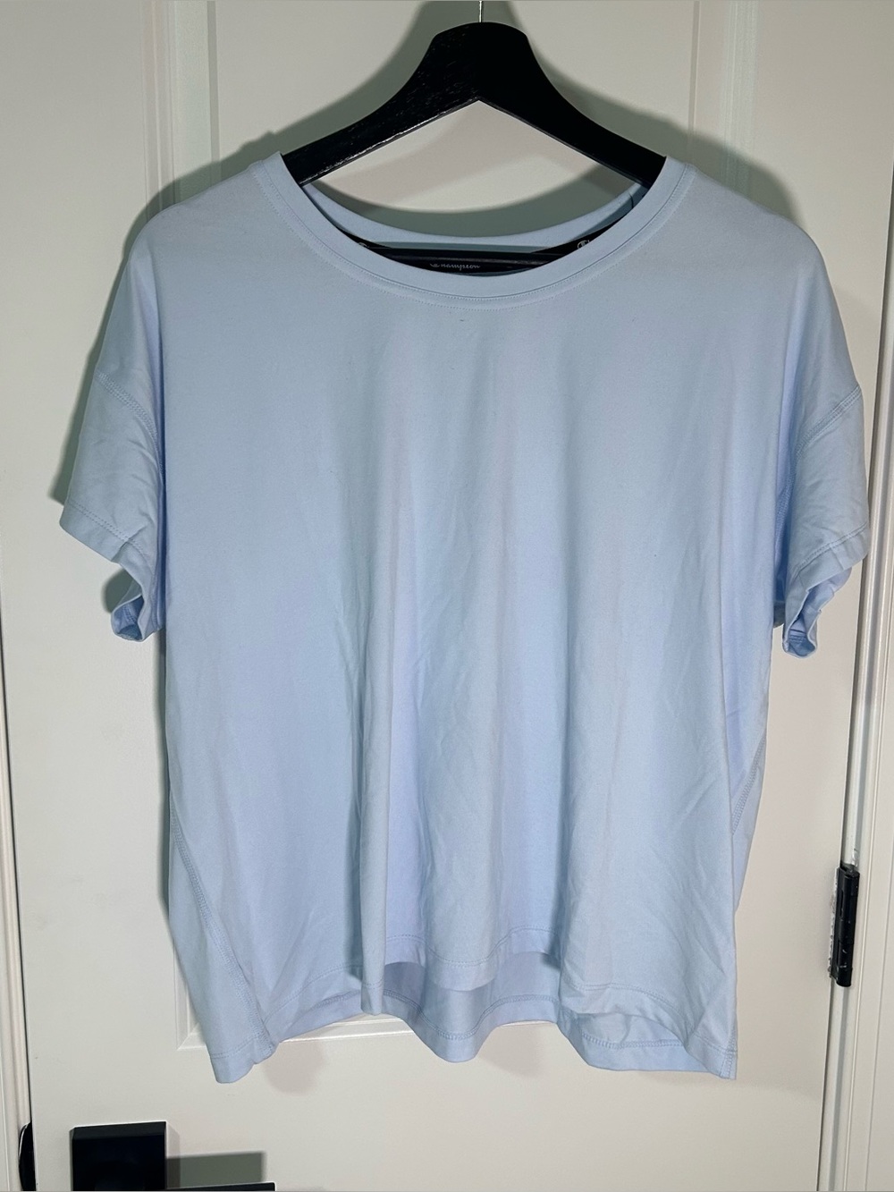 Champion Authentic Athletic-Wear Light Blue Active Lightweight T-Shirt Sz L